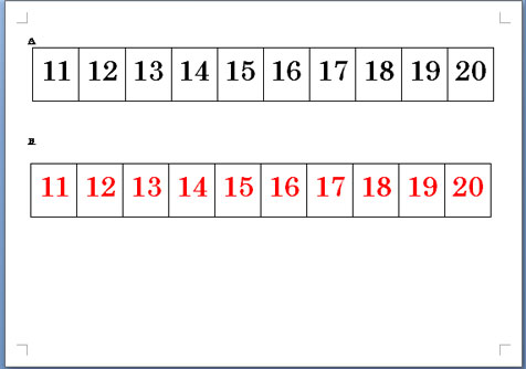 数字並べ01