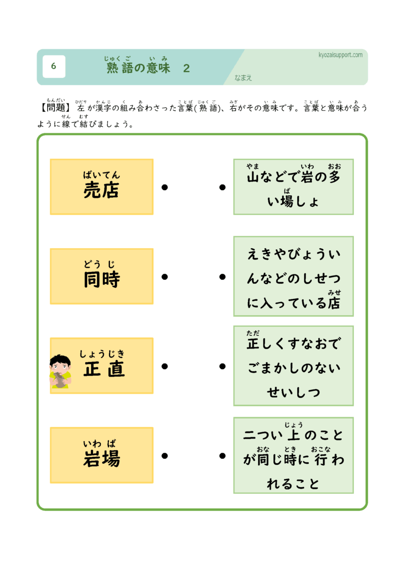熟語の意味2
